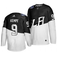Adidas Los Angeles Los Angeles Kings #9 Adrian Kempe Men's 2020 Stadium Series White Black Stitched NHL Jersey