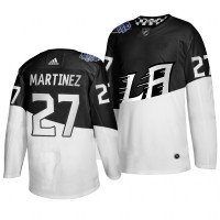 Adidas Los Angeles Los Angeles Kings #27 Alec Martinez Men's 2020 Stadium Series White Black Stitched NHL Jersey