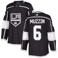 Adidas Los Angeles Kings #6 Jake Muzzin Black Home Authentic Stitched NHL Jersey