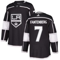 Adidas Los Angeles Kings #7 Oscar Fantenberg Black Home Authentic Stitched NHL Jersey