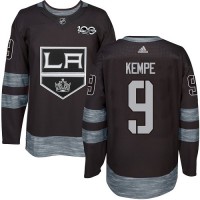 Adidas Los Angeles Kings #9 Adrian Kempe Black 1917-2017 100th Anniversary Stitched NHL Jersey