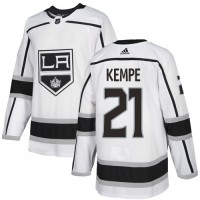 Adidas Los Angeles Kings #21 Mario Kempe White Road Authentic Stitched NHL Jersey