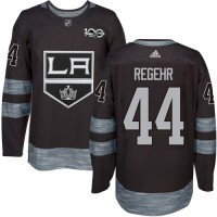 Adidas Los Angeles Kings #44 Robyn Regehr Black 1917-2017 100th Anniversary Stitched NHL Jersey
