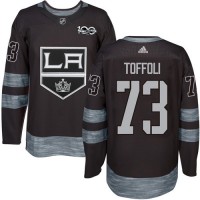 Adidas Los Angeles Kings #73 Tyler Toffoli Black 1917-2017 100th Anniversary Stitched NHL Jersey