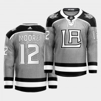 Adidas Los Angeles Kings #12 Trevor Moore 2021 City Concept NHL Stitched Jersey - Black