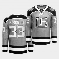 Adidas Los Angeles Kings #33 Tobias Bjornfot 2021 City Concept NHL Stitched Jersey - Black