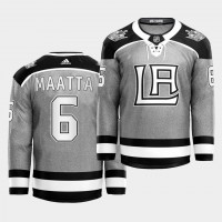 Adidas Los Angeles Kings #6 Olli Maatta 2021 City Concept NHL Stitched Jersey - Black