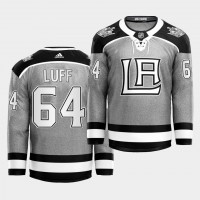 Adidas Los Angeles Kings #64 Matt Luff 2021 City Concept NHL Stitched Jersey - Black