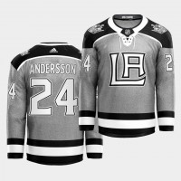 Adidas Los Angeles Kings #24 Lias Andersson 2021 City Concept NHL Stitched Jersey - Black