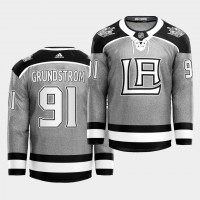 Adidas Los Angeles Kings #91 Carl Grundstrom 2021 City Concept NHL Stitched Jersey - Black