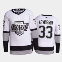 Adidas Los Angeles Kings #33 Viktor Arvidsson Men's 2021-22 Alternate Authentic NHL Jersey - White