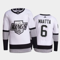 Adidas Los Angeles Kings #6 Olli Maatta Men's 2021-22 Alternate Authentic NHL Jersey - White
