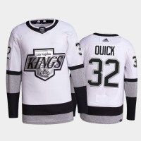 Adidas Los Angeles Kings #32 Jonathan Quick Men's 2021-22 Alternate Authentic NHL Jersey - White