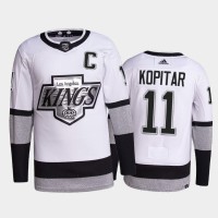 Adidas Los Angeles Kings #11 Anze Kopitar Men's 2021-22 Alternate Authentic NHL Jersey - White