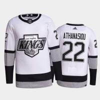 Adidas Los Angeles Kings #22 Andreas Athanasiou Men's 2021-22 Alternate Authentic NHL Jersey - White