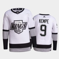 Adidas Los Angeles Kings #9 Adrian Kempe Men's 2021-22 Alternate Authentic NHL Jersey - White