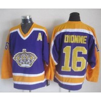 Los Angeles Kings #16 Marcel Dionne Purple CCM Throwback Stitched NHL Jersey