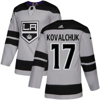 Adidas Los Angeles Kings #17 Ilya Kovalchuk Gray Alternate Authentic Stitched NHL Jersey