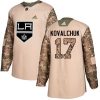 Adidas Los Angeles Kings #17 Ilya Kovalchuk Camo Authentic 2017 Veterans Day Stitched NHL Jersey