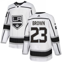 Adidas Los Angeles Kings #23 Dustin Brown White Road Authentic Stitched NHL Jersey
