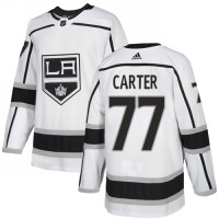 Adidas Los Angeles Kings #77 Jeff Carter White Road Authentic Stitched NHL Jersey