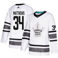 Adidas Toronto Maple Leafs #34 Auston Matthews White Authentic 2019 All-Star Stitched NHL Jersey