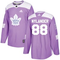 Adidas Toronto Maple Leafs #88 William Nylander Purple Authentic Fights Cancer Stitched NHL Jersey