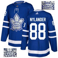 Adidas Toronto Maple Leafs #88 William Nylander Blue Home Authentic Fashion Gold Stitched NHL Jersey