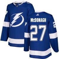 Adidas Tampa Bay Lightning #27 Ryan McDonagh Blue Home Authentic Stitched NHL Jersey