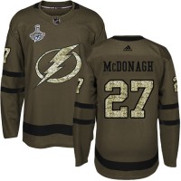 Adidas Tampa Bay Lightning #27 Ryan McDonagh Green Salute to Service 2020 Stanley Cup Champions Stitched NHL Jersey