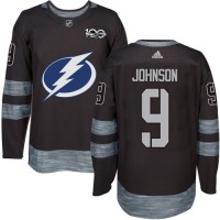 Adidas Tampa Bay Lightning #9 Tyler Johnson Black 1917-2017 100th Anniversary Stitched NHL Jersey