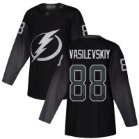 Adidas Tampa Bay Lightning #88 Andrei Vasilevskiy Black Alternate Authentic Stitched NHL Jersey