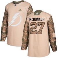 Adidas Tampa Bay Lightning #27 Ryan McDonagh Camo Authentic 2017 Veterans Day Stitched NHL Jersey