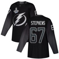 Adidas Tampa Bay Lightning #67 Mitchell Stephens Black Alternate Authentic 2020 Stanley Cup Champions Stitched NHL Jersey