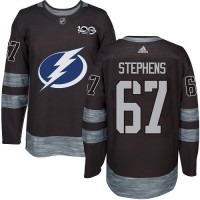 Adidas Tampa Bay Lightning #67 Mitchell Stephens Black 1917-2017 100th Anniversary Stitched NHL Jersey