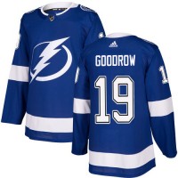 Adidas Tampa Bay Lightning #19 Barclay Goodrow Blue Home Authentic Stitched NHL Jersey