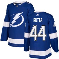 Adidas Tampa Bay Lightning #44 Jan Rutta Blue Home Authentic Stitched NHL Jersey