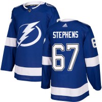 Adidas Tampa Bay Lightning #67 Mitchell Stephens Blue Home Authentic Stitched NHL Jersey