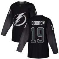 Adidas Tampa Bay Lightning #19 Barclay Goodrow Black Alternate Authentic Stitched NHL Jersey
