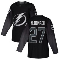 Adidas Tampa Bay Lightning #27 Ryan McDonagh Black Alternate Authentic Stitched NHL Jersey