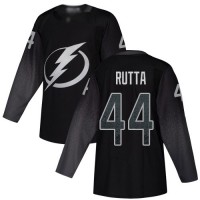 Adidas Tampa Bay Lightning #44 Jan Rutta Black Alternate Authentic Stitched NHL Jersey