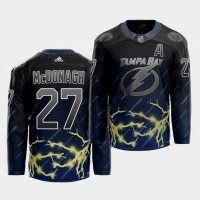 Adidas Tampa Bay Lightning #27 Ryan McDonagh 2021 City Concept NHL Stitched Jersey - Black