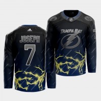 Adidas Tampa Bay Lightning #7 Mathieu Joseph 2021 City Concept NHL Stitched Jersey - Black