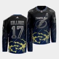 Adidas Tampa Bay Lightning #17 Alex Killorn 2021 City Concept NHL Stitched Jersey - Black