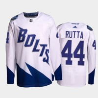 Adidas Tampa Bay Lightning #44 Jan Rutta Men's 2022 Stadium Series Authentic NHL Jersey - White