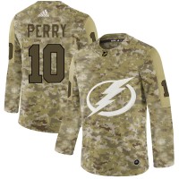 Adidas Tampa Bay Lightning #10 Corey Perry Camo Authentic Stitched NHL Jersey