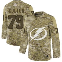 Adidas Tampa Bay Lightning #79 Ross Colton Camo Authentic Stitched NHL Jersey