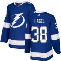 Adidas Tampa Bay Lightning #38 Brandon Hagel Blue Home Authentic Stitched NHL Jersey