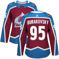 Adidas Colorado Avalanche #95 Andre Burakovsky Burgundy Home Authentic Women's Stitched NHL Jersey