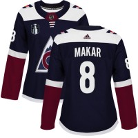 Adidas Colorado Avalanche #8 Cale Makar Navy Women's 2022 Stanley Cup Final Patch Alternate Authentic Stitched NHL Jersey